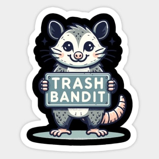 Possum trash bandit Sticker